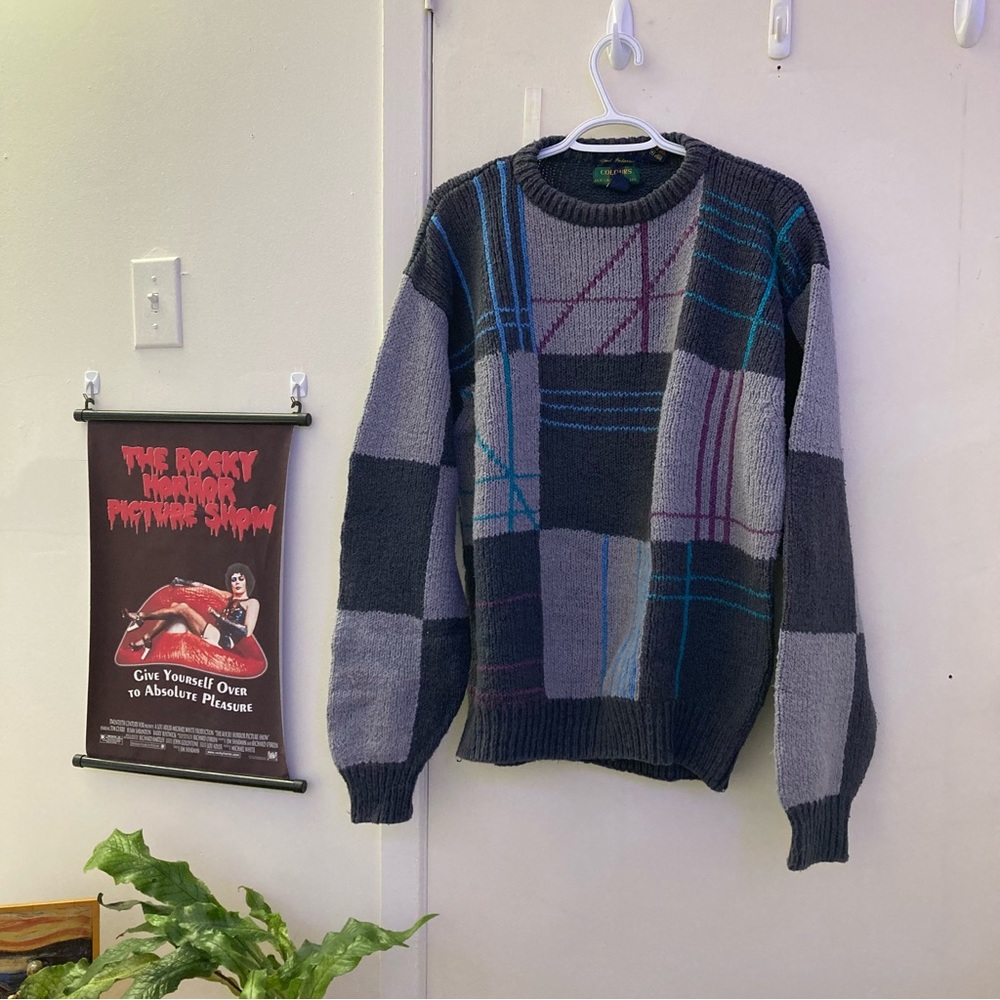 Vintage Colours by Alexander Julian 100% cotton crew neck sweater